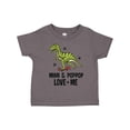 thumbnail image 1 of Inktastic Mimi and PopPop Love Me Dinosaur Boys Toddler T-Shirt, 1 of 5