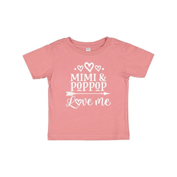 Inktastic Mimi and Poppop Love Me Girls Baby T-Shirt