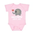 thumbnail image 1 of Inktastic Mimi and Poppop Love Me Grandchild Boys or Girls Baby Bodysuit, 1 of 5