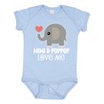 thumbnail image 1 of Inktastic Mimi and Poppop Love Me Grandchild Boys or Girls Baby Bodysuit, 1 of 5