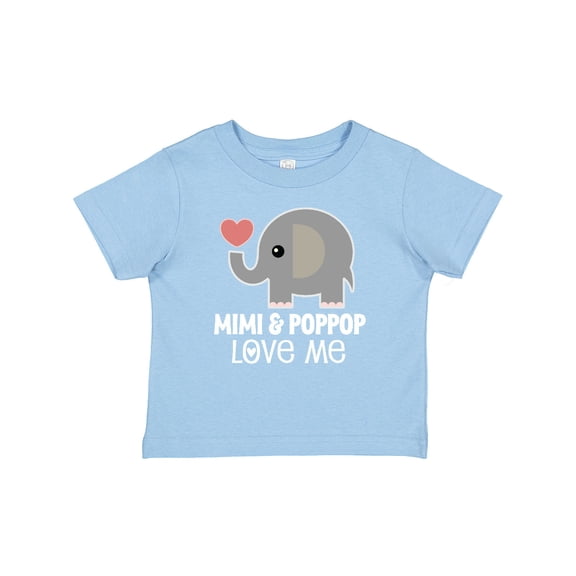 Inktastic Mimi and PopPop Love Me Grandchild Boys or Girls Baby T-Shirt