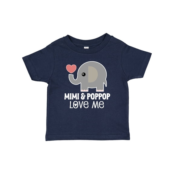 Inktastic Mimi and PopPop Love Me Grandchild Boys or Girls Baby T-Shirt