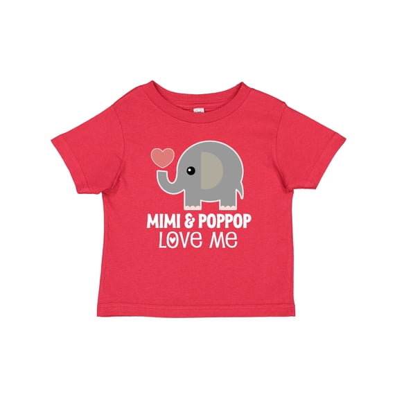 Inktastic Mimi and PopPop Love Me Grandchild Boys or Girls Baby T-Shirt