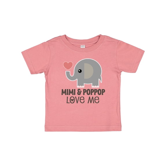 Inktastic Mimi and Poppop Love Me Boys or Girls Baby T-Shirt