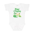 thumbnail image 1 of Inktastic Mimi and Poppop Love Me Grandson Dinosaur Boys Baby Bodysuit, 1 of 5