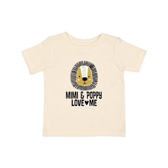 Inktastic Mimi and Poppy Grandson Lion Boys Baby T-Shirt