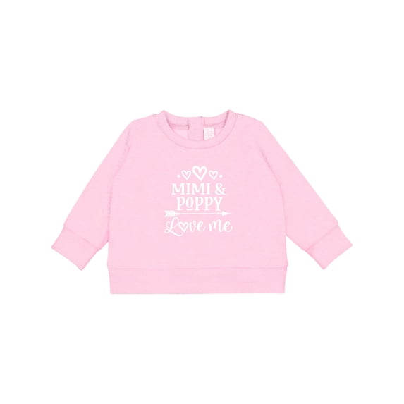 Inktastic Mimi and Poppy Love Me Baby Clothes Baby Sweatshirt