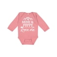 thumbnail image 1 of Inktastic Mimi and Poppy Love Me Baby Clothes Boys or Girls Long Sleeve Baby Bodysuit, 1 of 5