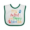 thumbnail image 1 of Inktastic Mimi and Poppy Love Me Boys or Girls Baby Bib, 1 of 4