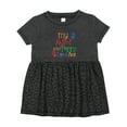thumbnail image 1 of Inktastic Mimi and Poppy Love Me Girls Baby Dress, 1 of 5