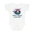 thumbnail image 1 of Inktastic Mimi and Poppy Love Me Grandchild Boys Baby Bodysuit, 1 of 5