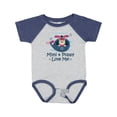 thumbnail image 1 of Inktastic Mimi and Poppy Love Me Grandchild Boys Baby Bodysuit, 1 of 5