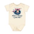thumbnail image 1 of Inktastic Mimi and Poppy Love Me Grandchild Boys Baby Bodysuit, 1 of 5