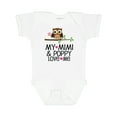 thumbnail image 1 of Inktastic Mimi and Poppy Love Me Grandchild Owl Girls Baby Bodysuit, 1 of 5