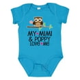 thumbnail image 1 of Inktastic Mimi and Poppy Love Me Grandchild Owl Girls Baby Bodysuit, 1 of 5