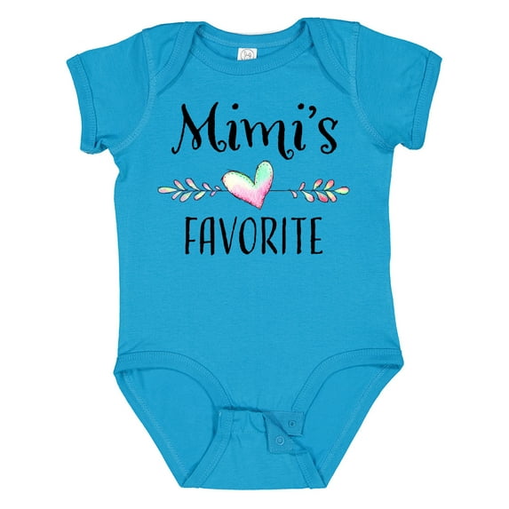 Inktastic Mimi's Favorite- Heart Grandchild Boys or Girls Baby Bodysuit