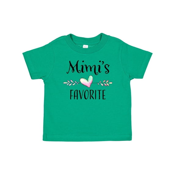 Inktastic Mimi's Favorite- Heart Grandchild Boys or Girls Baby T-Shirt