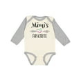 thumbnail image 1 of Inktastic Mimi's Favorite- Heart Grandchild Boys or Girls Long Sleeve Baby Bodysuit, 1 of 5