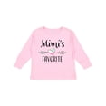 thumbnail image 1 of Inktastic Mimi's Favorite Heart Grandchild Boys or Girls Long Sleeve Toddler T-Shirt, 1 of 5