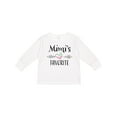 thumbnail image 1 of Inktastic Mimi's Favorite- Heart Grandchild Boys or Girls Long Sleeve Toddler T-Shirt, 1 of 5