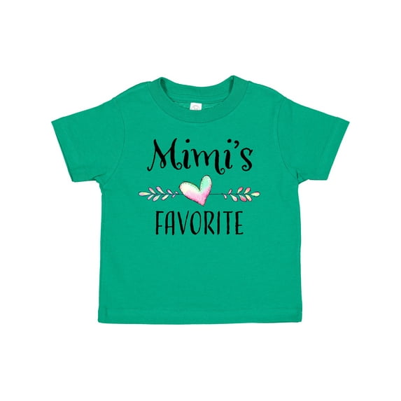 Inktastic Mimi's Favorite Heart Grandchild Boys or Girls Toddler T-Shirt