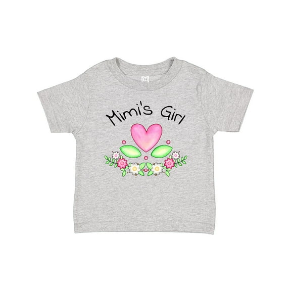 Inktastic Mimi's Girl- Heart Flowers Girls Baby T-Shirt