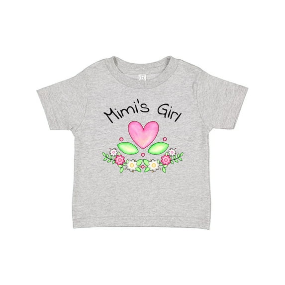 Inktastic Mimi's Girl- Heart Flowers Girls Baby T-Shirt