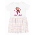 thumbnail image 1 of Inktastic Mimi's Girl Monkey Girls Toddler Dress, 1 of 5