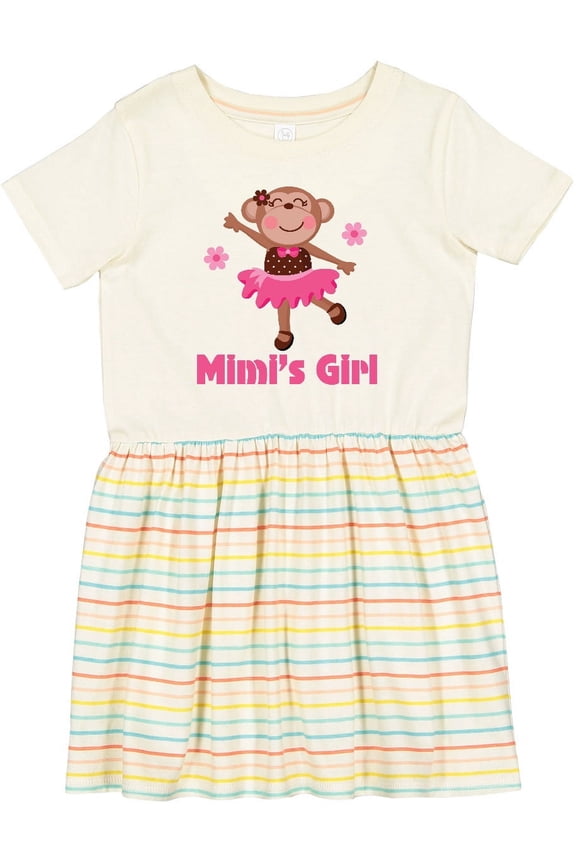 Mimi's Girl Monkey Girls Toddler Dress
