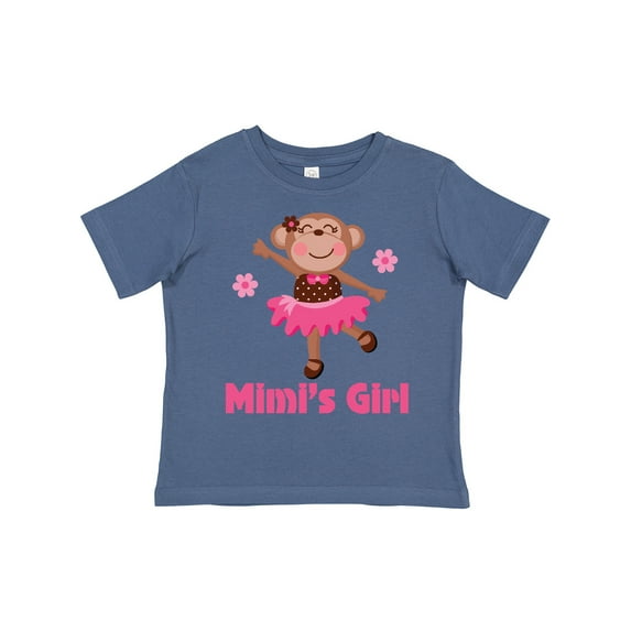 Inktastic Mimi's Girl Monkey Girls Toddler T-Shirt