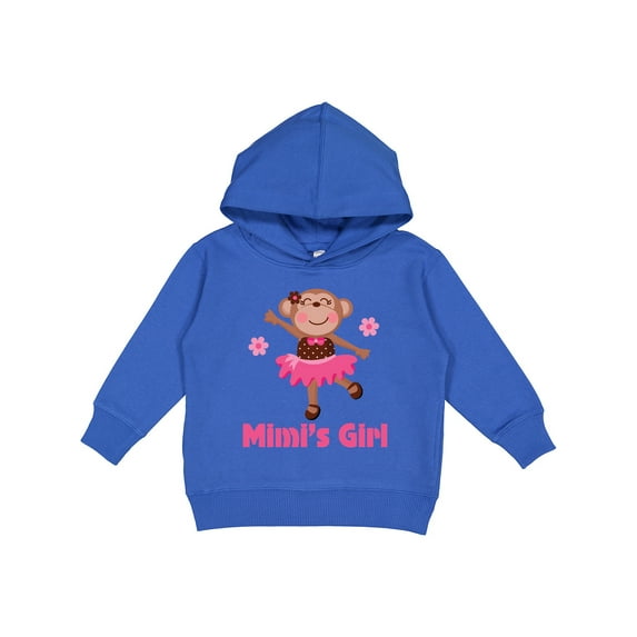 Inktastic Mimi's Girl Monkey Toddler Hoodie