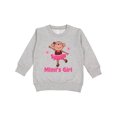 thumbnail image 1 of Inktastic Mimi's Girl Monkey Toddler Sweatshirt, 1 of 4