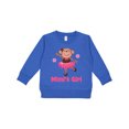 thumbnail image 1 of Inktastic Mimi's Girl Monkey Toddler Sweatshirt, 1 of 4