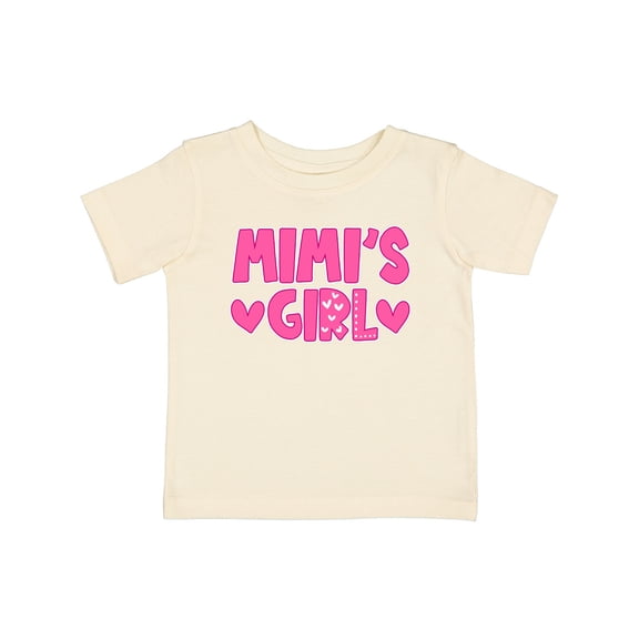 Inktastic Mimi's Girl Pink with Hearts Girls Baby T-Shirt