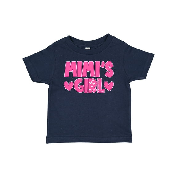 Inktastic Mimi's Girl Pink with Hearts Girls Baby T-Shirt