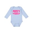 thumbnail image 1 of Inktastic Mimi's Girl Pink with Hearts Girls Long Sleeve Baby Bodysuit, 1 of 5