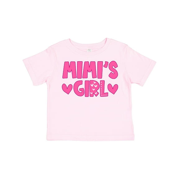 Inktastic Mimi's Girl Pink with Hearts Girls Toddler T-Shirt