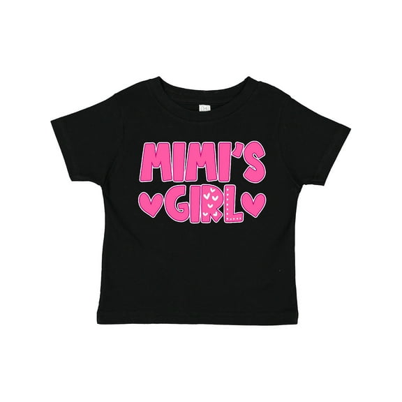Inktastic Mimi's Girl Pink with Hearts Girls Toddler T-Shirt