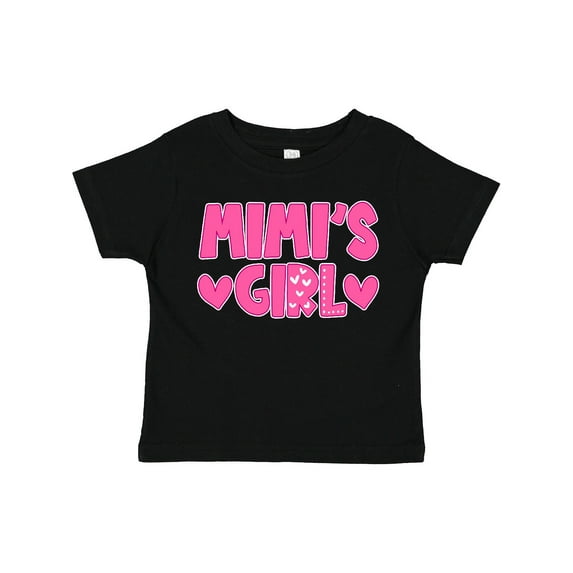 Inktastic Mimi's Girl Pink with Hearts Girls Toddler T-Shirt