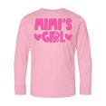 thumbnail image 1 of Inktastic Mimi's Girl Pink with Hearts Long Sleeve Youth T-Shirt, 1 of 5