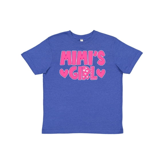 Inktastic Mimi's Girl Pink with Hearts Youth T-Shirt