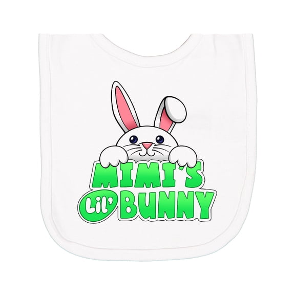 Inktastic Mimi's Lil' Bunny Cute Easter Bunny Newborn Bib