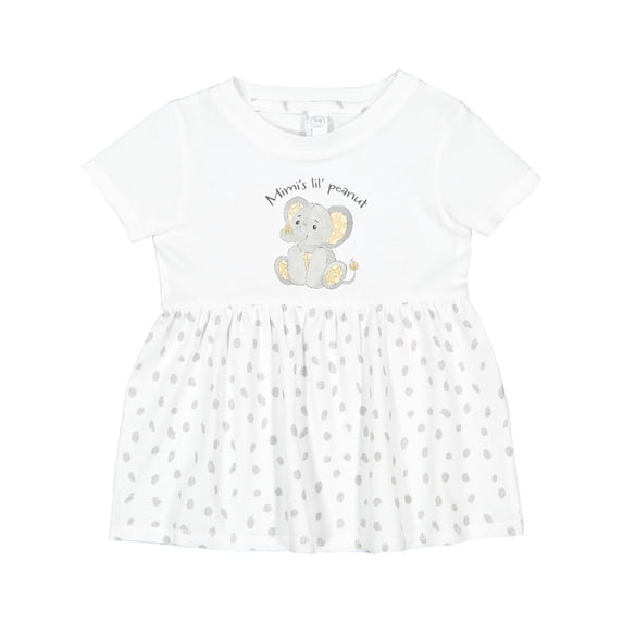 Inktastic Mimi's Lil' Peanut Girls Baby Dress
