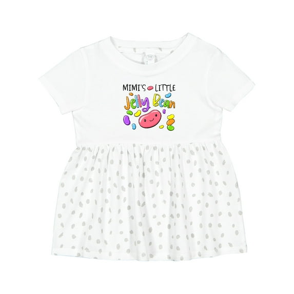 Inktastic Mimi's Little Jellybean Cute Easter Candy Girls Baby Dress
