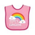 thumbnail image 1 of Inktastic Mimi's Little Ray of Sunshine Boys or Girls Baby Bib, 1 of 4