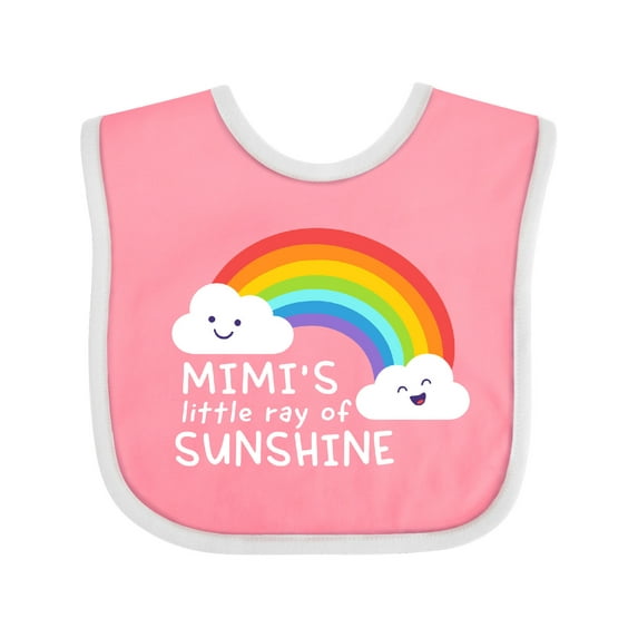 Inktastic Mimi's Little Ray of Sunshine Boys or Girls Baby Bib