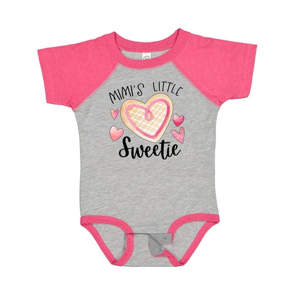 Inktastic Mimi's Little Sweetie with Heart Cookie Boys or Girls Baby Bodysuit