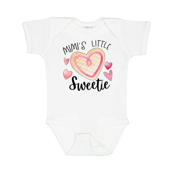 Inktastic Mimi's Little Sweetie with Heart Cookie Boys or Girls Baby Bodysuit
