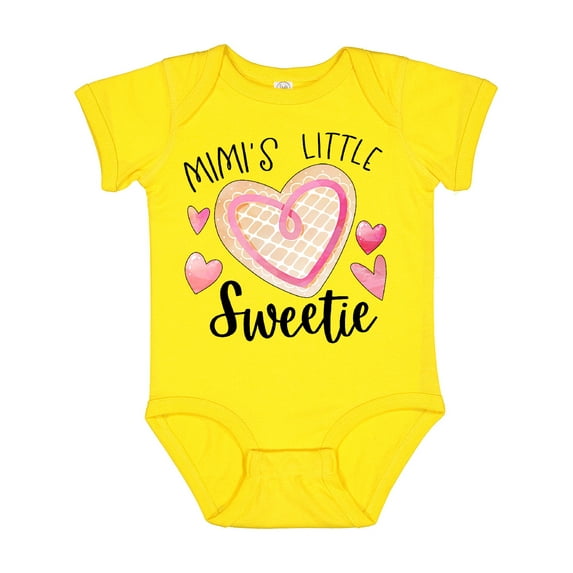 Inktastic Mimi's Little Sweetie with Heart Cookie Boys or Girls Baby Bodysuit