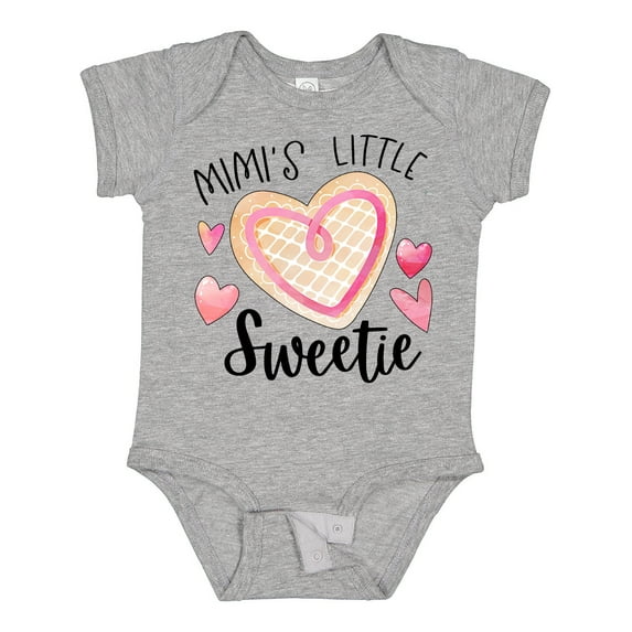 Inktastic Mimi's Little Sweetie with Heart Cookie Boys or Girls Baby Bodysuit